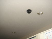 大阪市天王寺区の事務所内防犯カメラ設置工事3