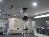 大阪市天王寺区の事務所内防犯カメラ設置工事4