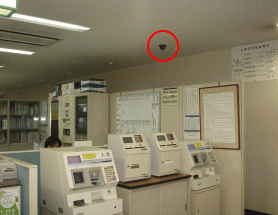 大阪市天王寺区の事務所内防犯カメラ設置工事5