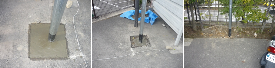 大阪府の大学の防犯カメラシステム設置工事4