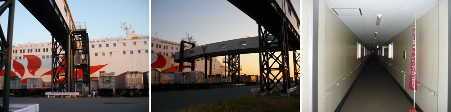 大阪市住之江区のフェリー乗り場での防犯カメラ設置工事2