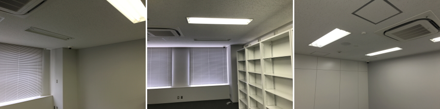 大阪市中央区の会社事務所での防犯カメラ移設工事3