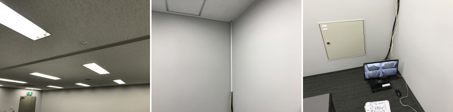 大阪市中央区の会社事務所での防犯カメラ移設工事4