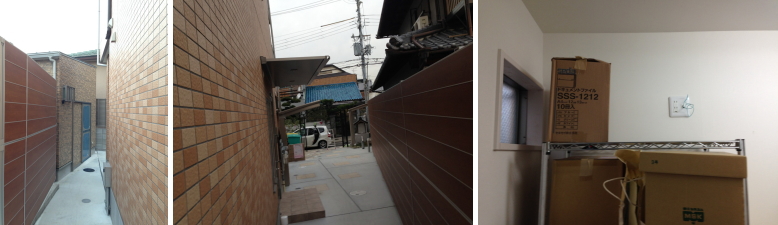 堺市北区のマンションでの防犯カメラ設置工事2