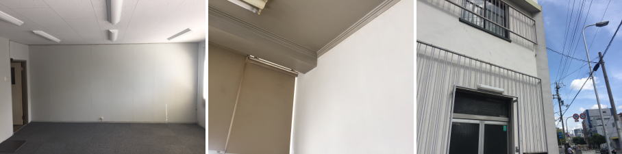 大阪市西区の会社事務所での防犯カメラ設置工事2