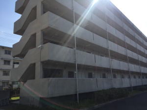 京都府舞鶴市の集合住宅での防犯カメラ設置工事1