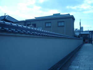 兵庫県尼崎市のお寺での防犯カメラ設置工事2