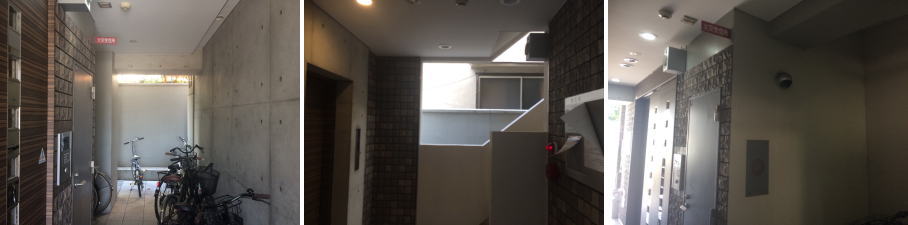 大阪市都島区のマンションでの防犯カメラ設置工事1