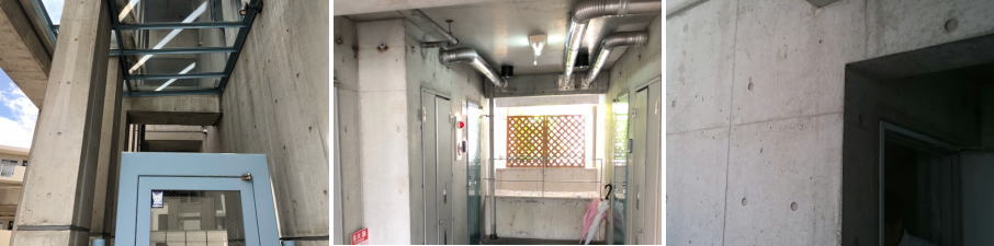 吹田市のマンションでの防犯カメラ設置工事1