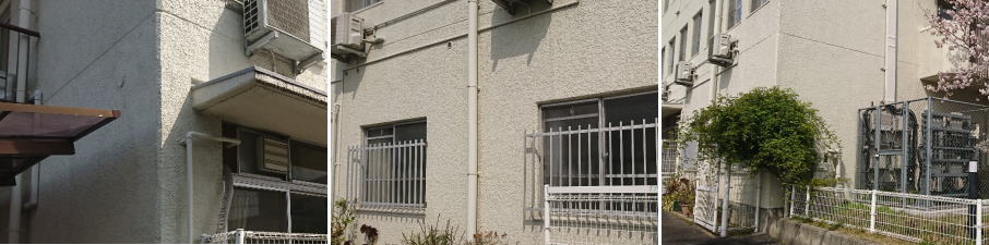 寝屋川市の企業様の寮・社宅での防犯カメラ設置工事2