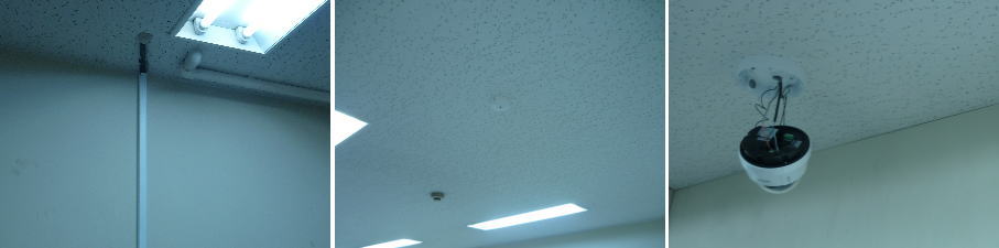 大阪市天王寺区の料理教室の防犯カメラシステム設置工事4