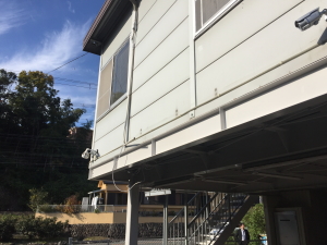 河内長野市の会社事務所での防犯カメラ設置工事4