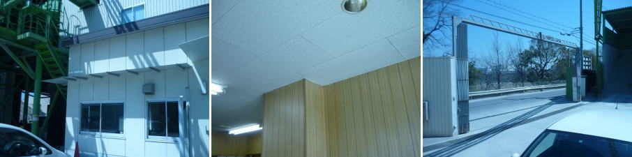 大阪市西成区の建設資材業者様の事務所での防犯カメラ設置工事2