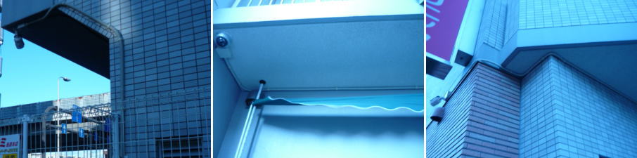 大阪市平野区のマンションでの防犯カメラ設置工事4