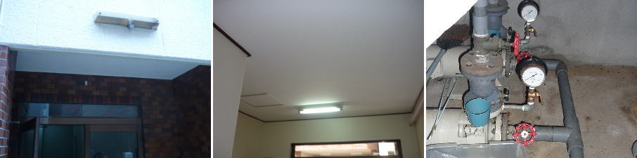 大阪市港区のマンションでの防犯カメラ設置工事2