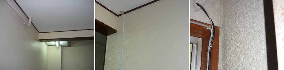 大阪市港区のマンションでの防犯カメラ設置工事4