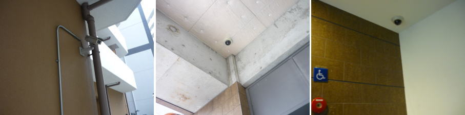 大阪市淀川区のマンションでの防犯カメラ設置工事2