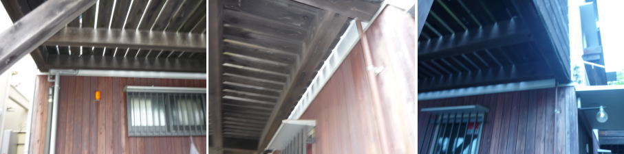 八尾市の住宅での防犯カメラ設置工事2