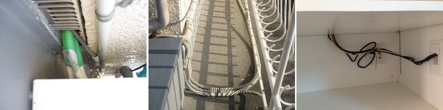 豊中市の住宅でリフォーム時の防犯カメラ設置工事4