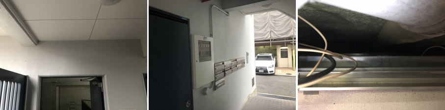 神戸市兵庫区のマンションでの防犯カメラ設置工事2