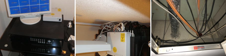 大阪市福島区の新築マンションでの防犯カメラ設置工事4