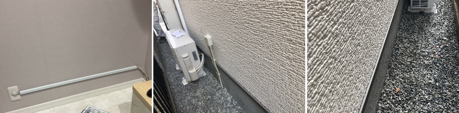 神戸市東灘区の住宅での防犯カメラ設置工事4