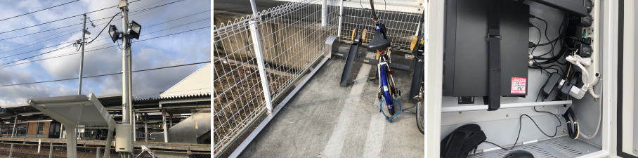 兵庫県川西市の有料駐輪場での防犯カメラ導入事例4