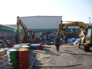 堺市の産廃業者様の防犯カメラ導入事例2