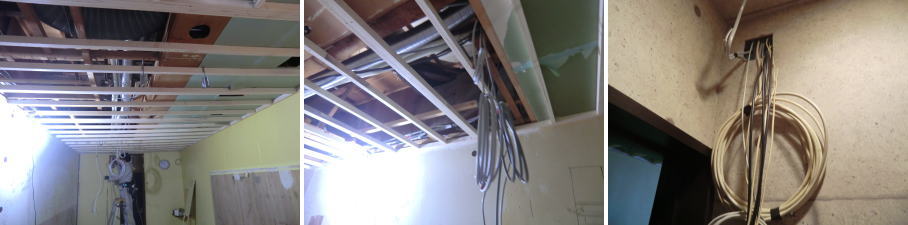 大阪市中央区の飲食店での防犯カメラ設置工事3