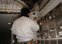 大阪市北区マンションの防犯カメラ設置工事6