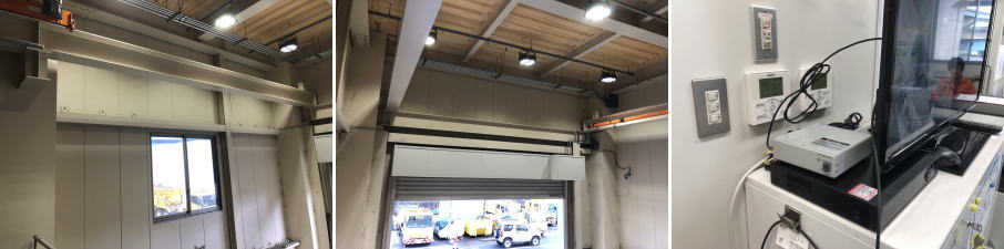 久世郡久御山町の企業の事務所・倉庫での防犯カメラ設置工事の事例4