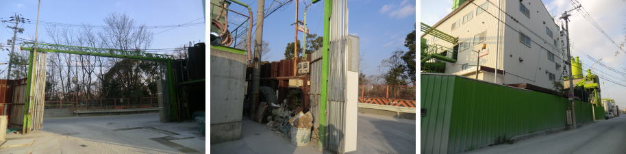 大阪市西成区の建設資材置場の防犯カメラ設置工事2