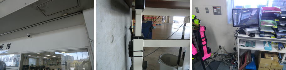 久世郡久御山町の配送倉庫での防犯カメラ導入事例3