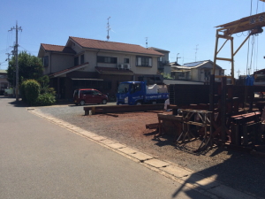 京都市伏見区の鉄工所様の防犯カメラ設置工事1