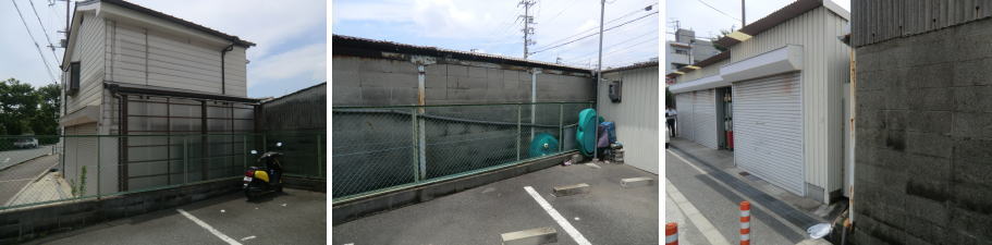 豊中市の月極駐車場の防犯カメラ設置工事2