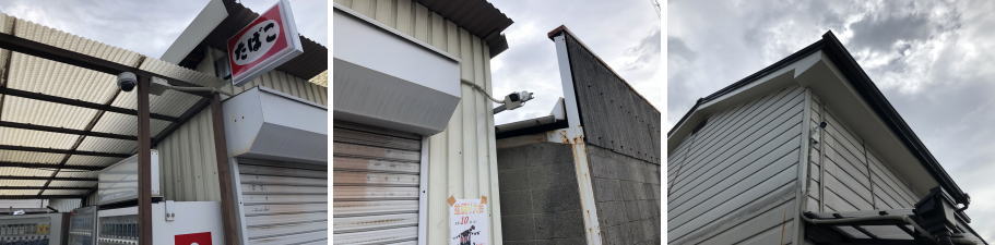 豊中市の月極駐車場の防犯カメラ設置工事3