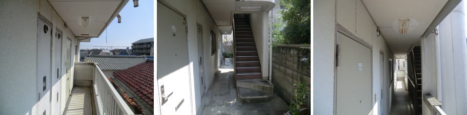 尼崎市のマンションでの防犯カメラ設置工事2