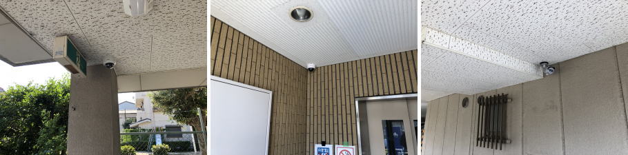 守口市のマンションでの防犯カメラ設置工事3
