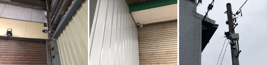 八幡市の配送倉庫での防犯カメラ導入事例3