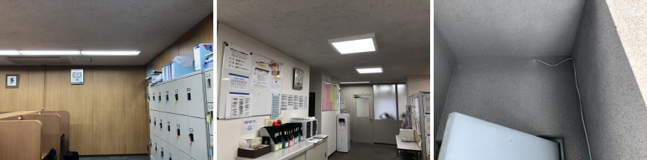 京都市中京区の専門学校での防犯カメラ設置工事2