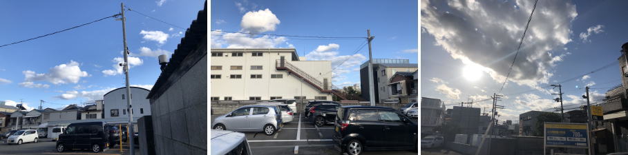 門真市の月極駐車場の防犯カメラ設置工事4