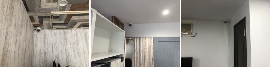 守口市の会社事務所での防犯カメラ設置工事の事例3