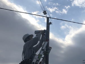 駐車場の防犯カメラ設置事例12