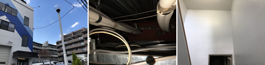 吹田市の企業の事務所兼倉庫での防犯カメラ導入事例2