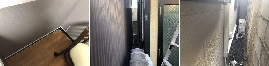 京都市伏見区の宿泊施設での防犯カメラ設置工事3