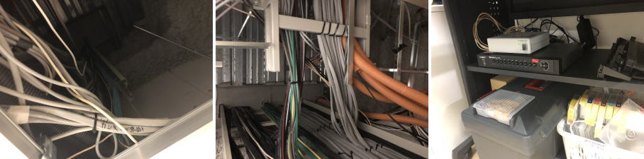 神戸市東灘区の病院・クリニックでの防犯カメラ設置工事4