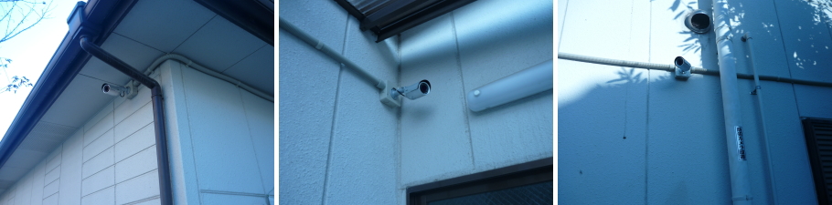 大阪市城東区の振興町会での防犯カメラ設置工事3
