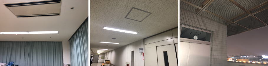 豊中市の保育園の防犯カメラシステム設置工事2