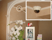 大阪市中央区クリニック様の防犯カメラ設置工事3