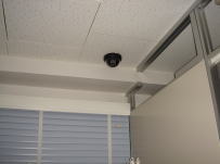 大阪市中央区クリニック様の防犯カメラ設置工事4